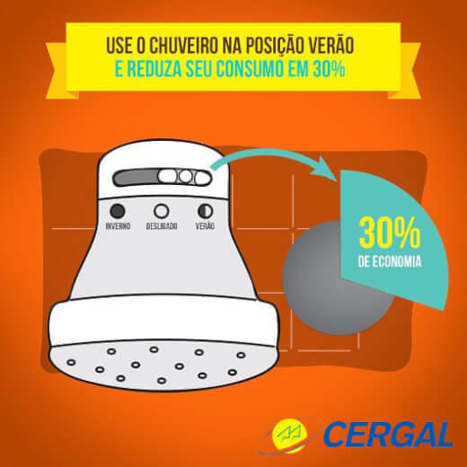 Como economizar energia elétrica utilizando o chuveiro: