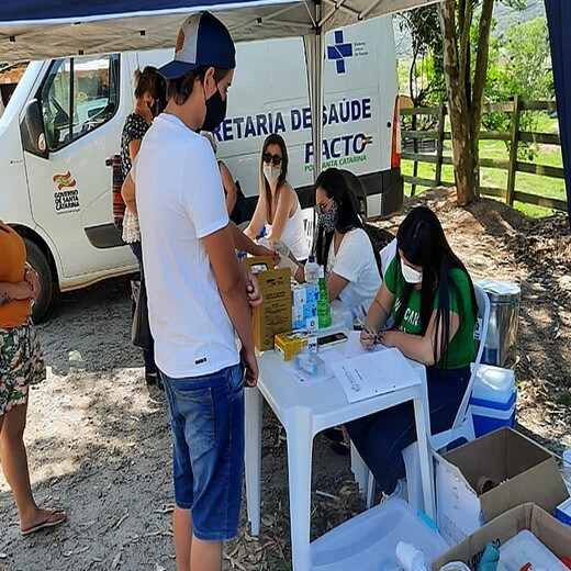 Treze de Maio Testa Mais de 290 Fiéis Para Covid-19 Durante Feriado