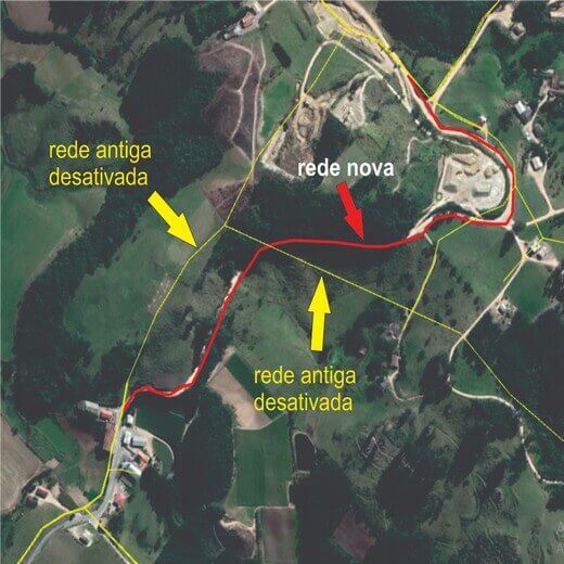 Coorsel constrói nova rede elétrica de alta e baixa tensão