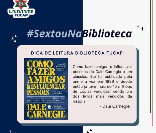 Dica de Leitura Biblioteca FUCAP