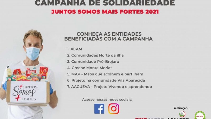 Servidores e entidades ligadas à Alesc promovem campanha solidária