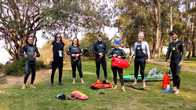 Projeto Nadando pelos Cartões Postais – Um mergulho nas águas frias do Lago Guaíba