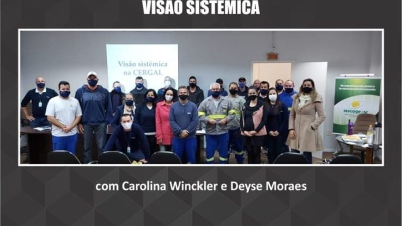 Consultoras participaram de um Workshop sobre Visão Sistêmica, na Cergal