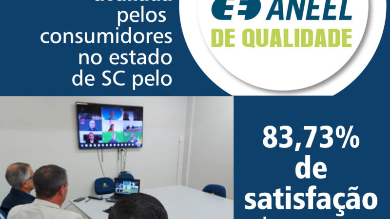 CERGAL é a Cooperativa mais bem avaliada pelos seus consumidores no Estado de SC pelo Prêmio ANEEL de Qualidade 2020