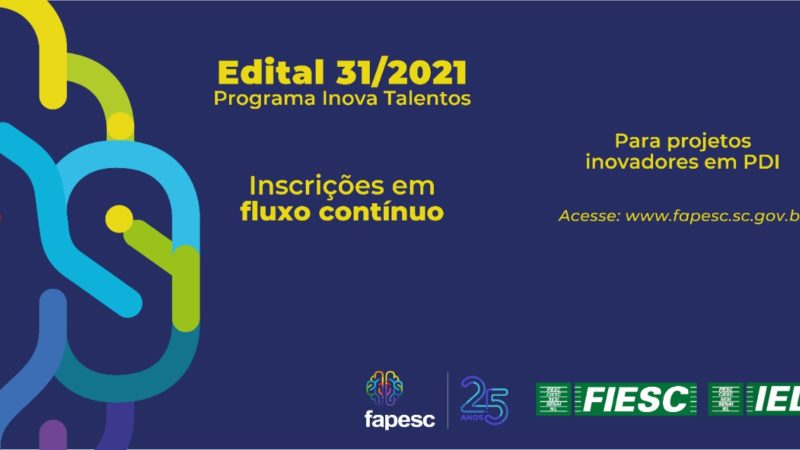 Programa Inova Talentos recebe propostas para inovação na indústria