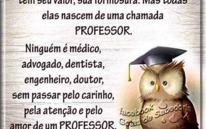 Feliz dias dos professores!