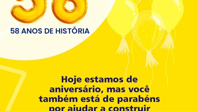 CERGAL, comemora 58 anos de história!