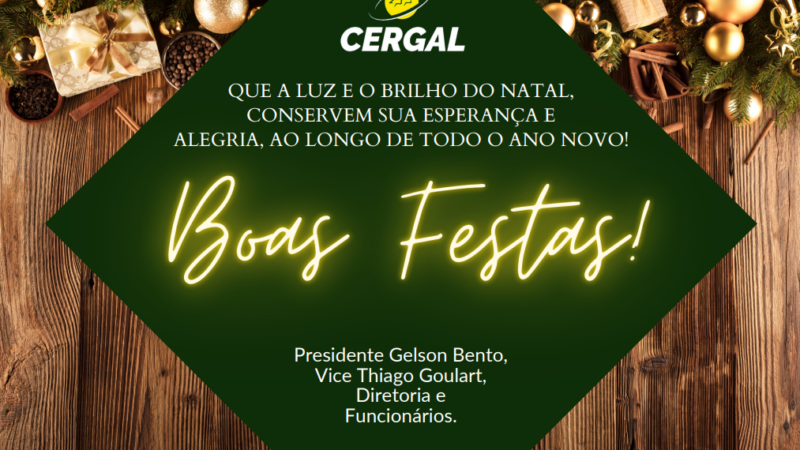 Mensagem de Natal CERGAL