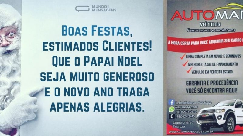 Automar deseja um feliz natal!