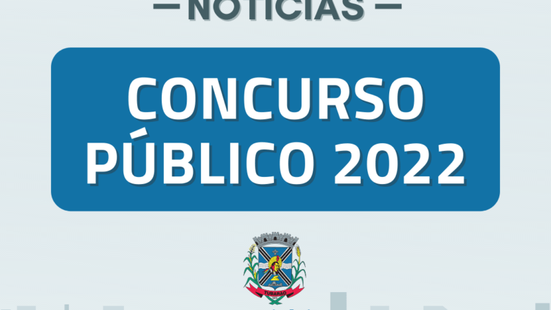 Inscrições para o Concurso Público da Prefeitura abrem nesta Segunda-feira (11)