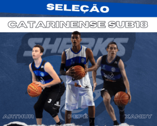 Jogadores de basquete de Tubarão são convocados para o treinamento da Seleção Catarinense