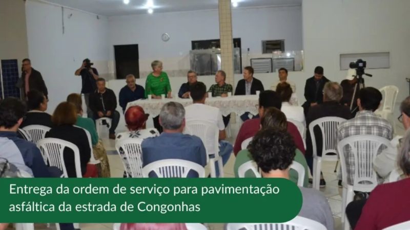 Entrega da Ordem de serviço