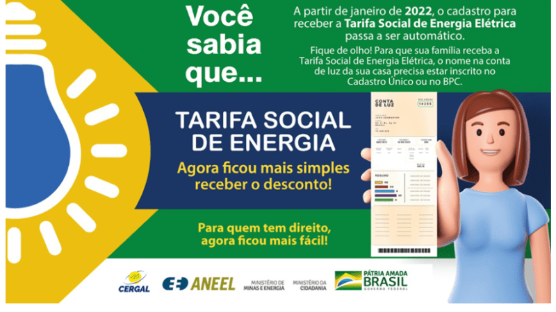 Cergal Tarifa social de Energia