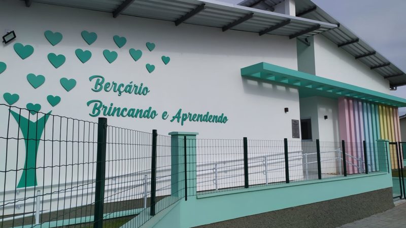 Prefeitura de Sangão inaugura novo berçário no Morro Grande