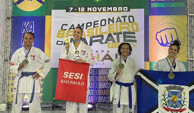 Atletas da Associação Impacto conquistam mais quatro medalhas no Campeonato Brasileiro de Karatê