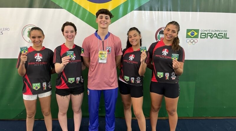 Karatecas de Tubarão conquistam cinco vagas para seleção Brasileira de base