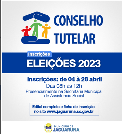 Inscrições – Eleições Conselho Tutelar 2023