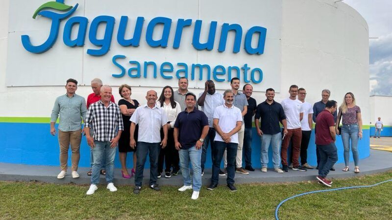 Vereadores visitam Estação de Tratamento em Garopaba do Sul