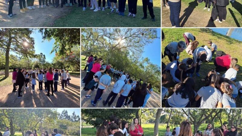 Estudantes de Sangão visitam Parque Diamante em Capivari de Baixo