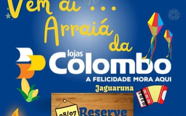 Arraiá das ofertas da Lojas Colombo de Jaguaruna