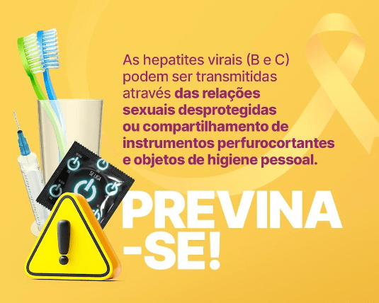 Conheça as formas de Transmissão das Hepatites Virais (B e C) e Previna-se!