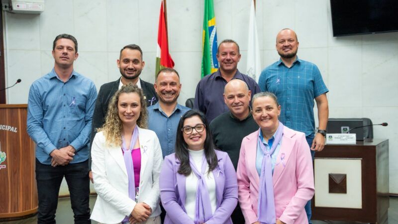 Câmara De Morro Da Fumaça adere Campanha Agosto Lilás 