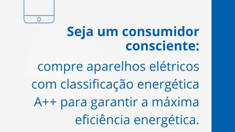 Dica para economizar energia