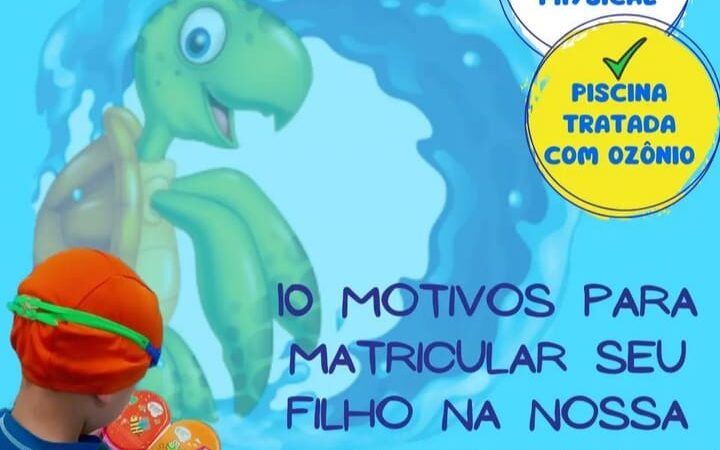 10 Motivos para Matricular seu filho na Natação