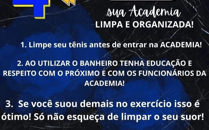 Dicas para manter sua Academia Limpa e Organizada