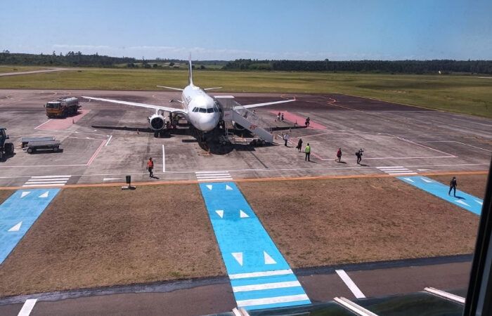 Com malha emergencial, Aeroporto de Jaguaruna teve alta de 74,9% no número de passageiros