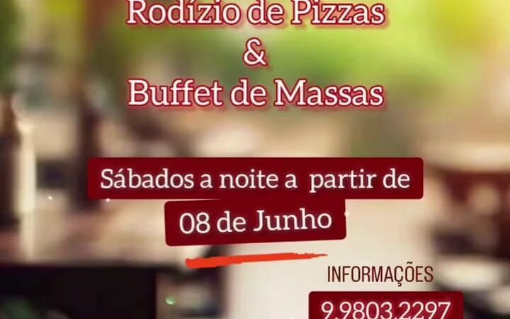 Novidade: Rodízio de Pizzas