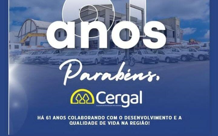 CERGAL Comemora 61 anos