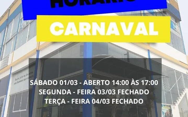 Horário de Carnaval da Physical