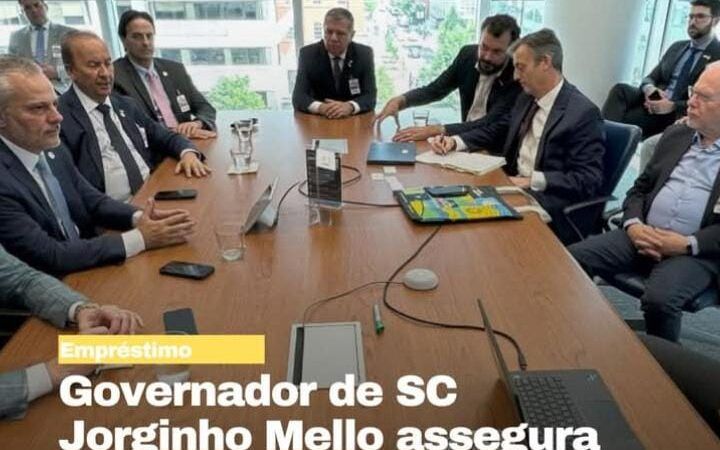 Governador Jorginho Mello assegura mais de US$ 500 milhões em projetos com o Banco Mundial em empréstimos 