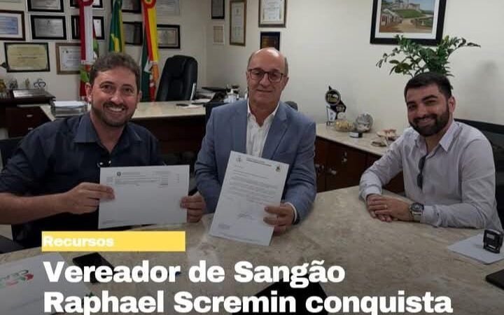 Vereador Raphael Scremin conquista emendas para educação e APAE